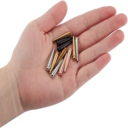JIAX Premium Easy Grip Cribbage Pegs with a Tapered Design & Velvet Pouch - Set of 9 (3 Gold, 3 Silver, 3 Black)