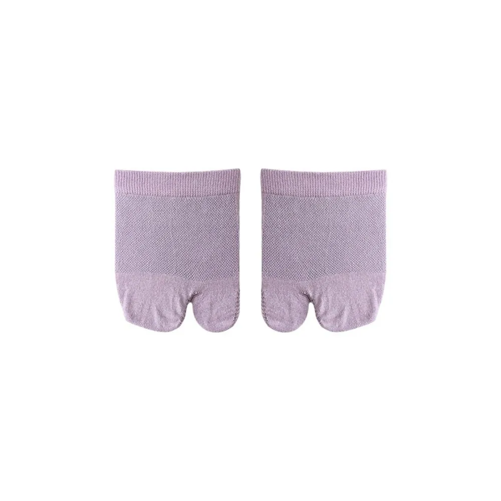 Casual Silicone Anti-slip Forefoot Socks Elastic Invisible Half Feet Socks Boat Socks Splitting Toes Toe Socks Summer