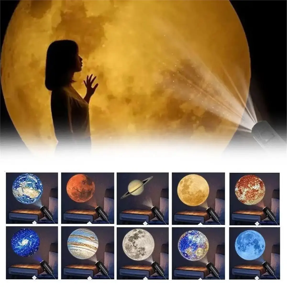 L70A Projection Light USB Direct Insertion USB Planet Projector Lamp USB Projector Light Switchable Pattern