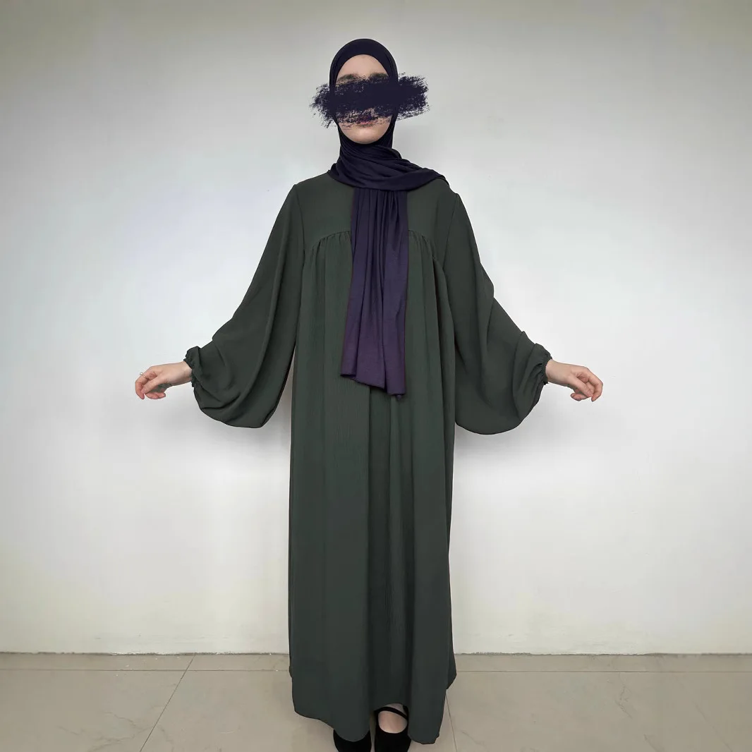 

Ид Платье Абая Женщины Дубай Кафтан Мусульманские Платья Vestidos Джалабия Рамадан Абая Ислам Скромный Арабский Марокко Длинный Халат