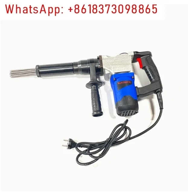 1400W Needle Derusting Gun Electric Jet Chisels Hand-Held Electric Needle Scaler Rust Removal Cleaning Machine New