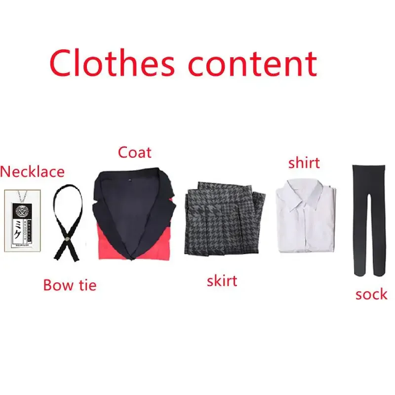 DY20Kakegurui Momobami Ririka アニメコスプレ衣装強迫ギャンブラー赤い制服ハロウィンクリスマス学校制服スカートスーツ