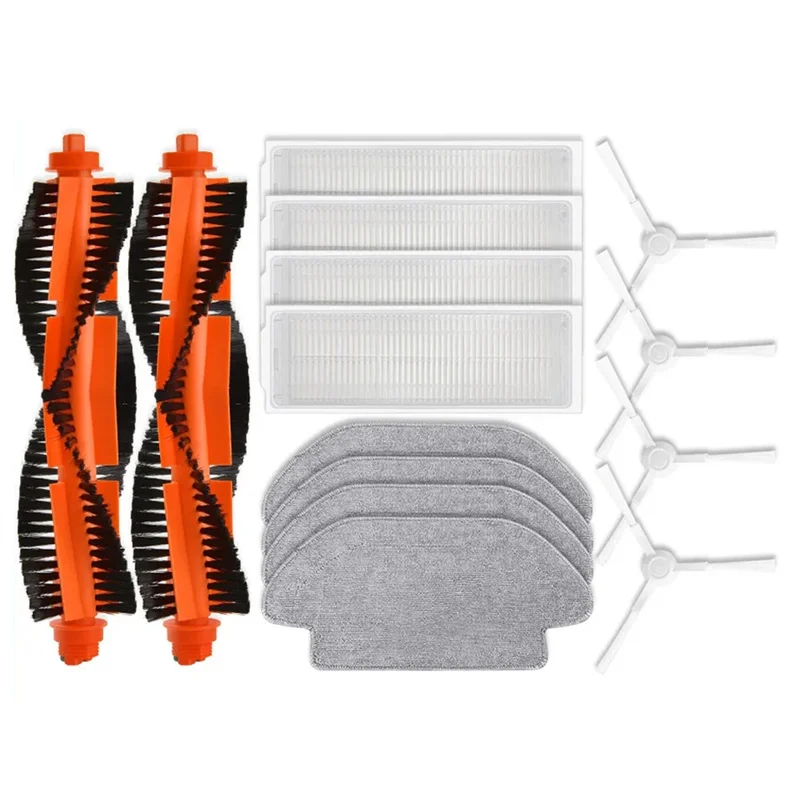 شعبية لشاومي روبوت فراغ S10 استبدال إكسسوارات قطع غيار فرشاة جانبية رئيسية فلتر Hepa ممسحة القماش