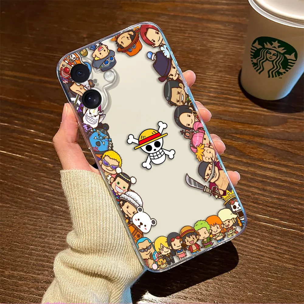

One P-Piece Monkey D Luffys Zoro Clear Phone Case For OPPO RENO 15 15F 14 14F 13 13F 12 12F 11 11F 10 8 8Z 8T 7 7Z 6Z 5 5F Case