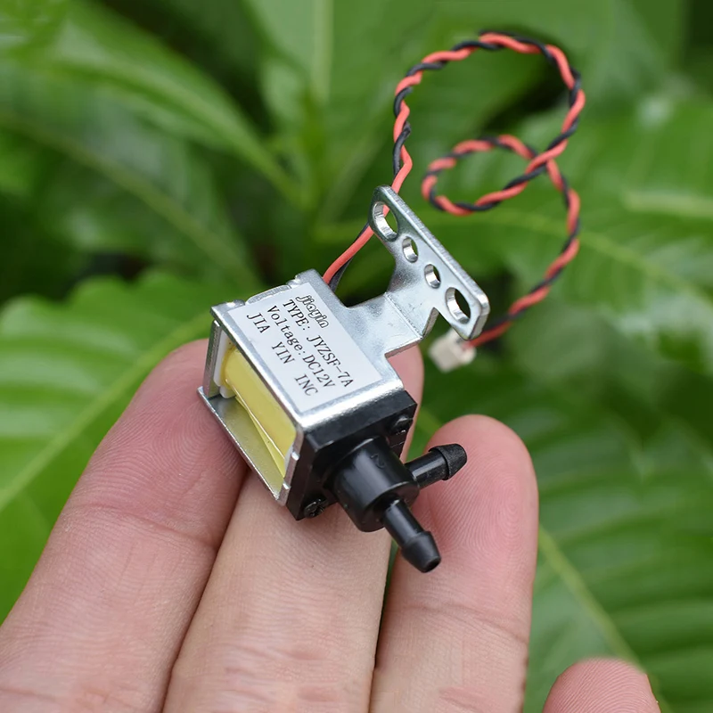 JYZSF-7A Normally Open DC 12V Siphon Type Drain Solenoid Valve 2-Position 2-Way Water Air Flow Control Valve DIY Sweeper Robot