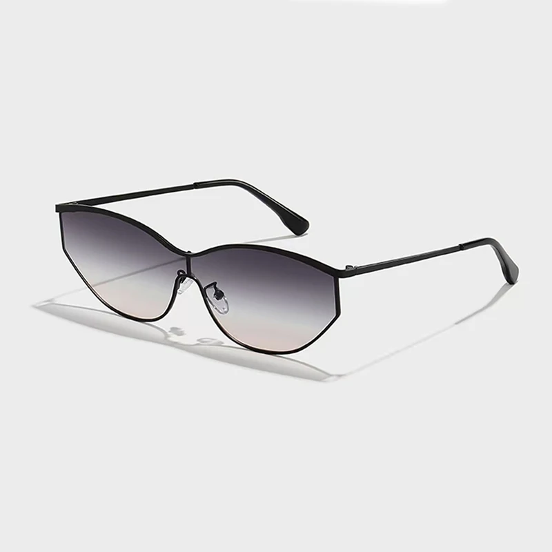 2025 Gafas de sol de ojo de gato de moda Personalidad Sentido del futuro Tecnología Sombras Gafas Viajes Playa UV400 A prueba de rayos ultravioleta