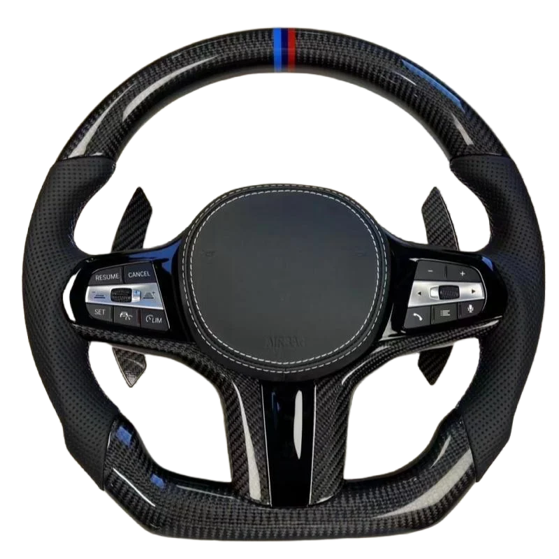 

Customized High Quality Steering Wheel For Bmw F20 F30 F80 F10 X1 X2 X3 X4 X5 X6 M5 M4 M3 Carbon Fiber LED Steering Wheel