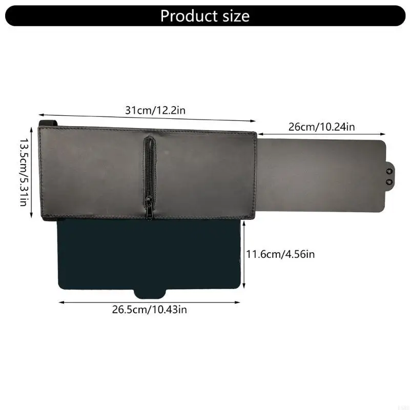 D5BE Prolunga per parasole antiriflesso, facile installazione, parasole regolabile per parabrezza auto per guidatori e bassa