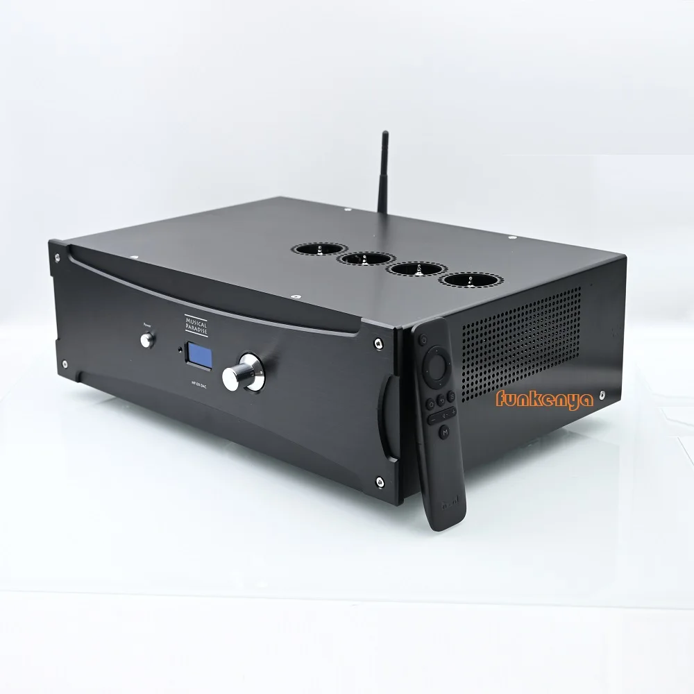 New Musical Paradise ES9068 ES9039 Hi-Res 6H1n Tube DAC Decoder USB Digital Player Remote Control