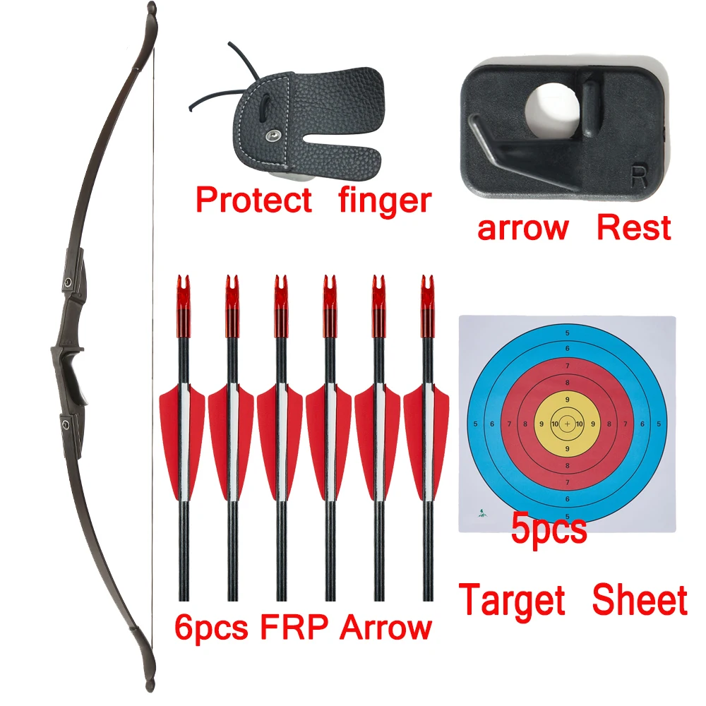 

Recurve bow and arrow set 20/30lbs/40lbs Children's adult left and right hand bow For Outdoor Shooting Hunting Game Sports bow