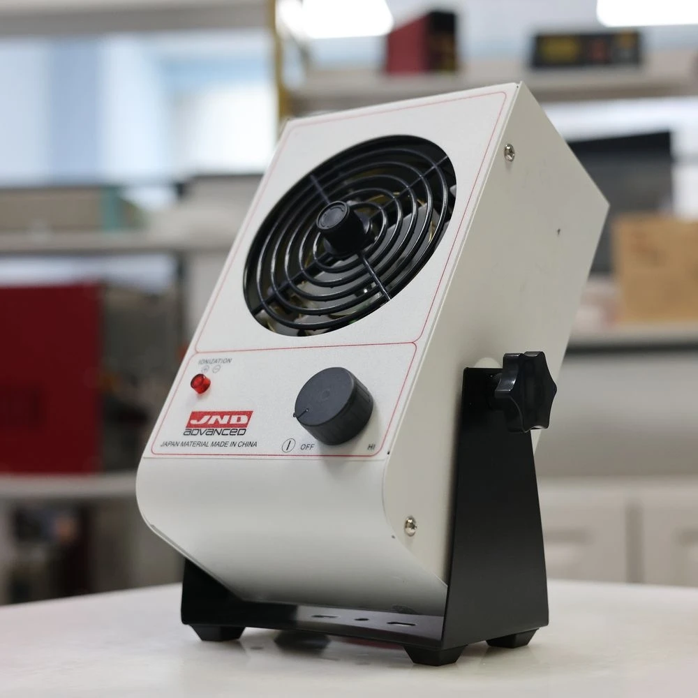 مروحة منفاخ الهواء المؤين معدات إزالة الأيونات المضادة للكهرباء الساكنة SL028 ESD مروحة إزالة الأيونات لسطح المكتب SIMCO