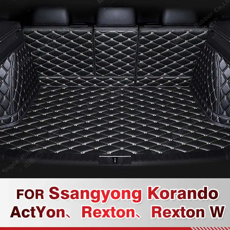 

Для Ssangyong Korando 、ActYon、Rexton、Rexton W автоматический коврик для багажника с полным покрытием, автомобильный защитный коврик, вкладыш для багажника, аксессуары для интерьера