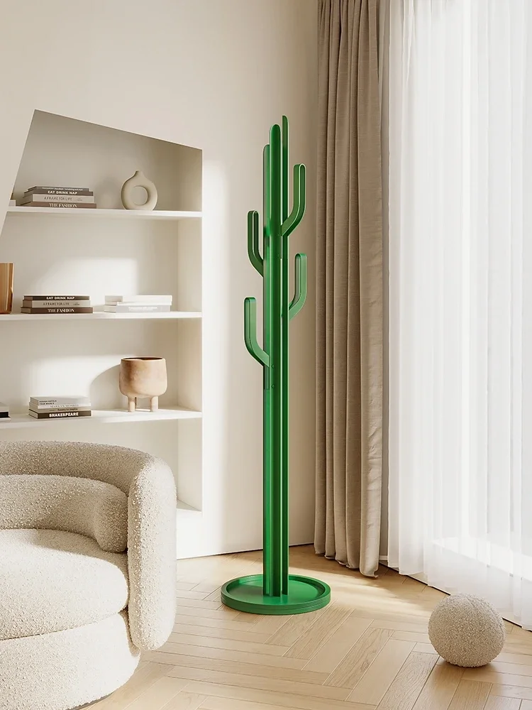 YY Modern Simple Cactus Coat Rack Floor Bedroom Hanger Household