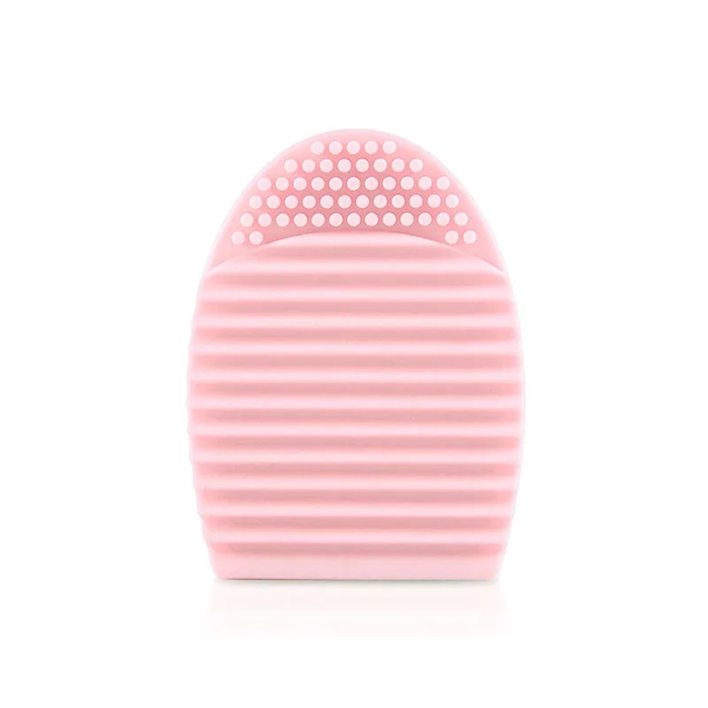 Silicone Makeup Brush Cleaner Cosmetic Cleaning Scrubber Egg Shape Mat Finger Glove Cleaning Pad Makeup Cleaning Tool