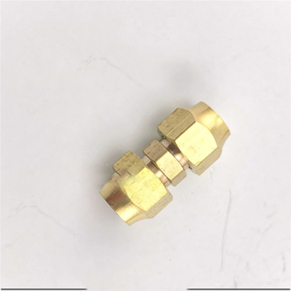 6/ 8/ 10 /12มม.ตัวเชื่อมต่อทองแดงเครื่องปรับอากาศตู้เย็นทองแดงท่ออลูมิเนียมเชื่อมต่อเครื่องทำความเย็นอะไหล่