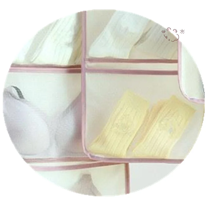 

[G14S] 2/3-слойная большая сетчатая сумка для хранения нижнего белья, носков, органайзер, дышащий шкаф с вешалкой для одежды, домашний шкаф-органайзер