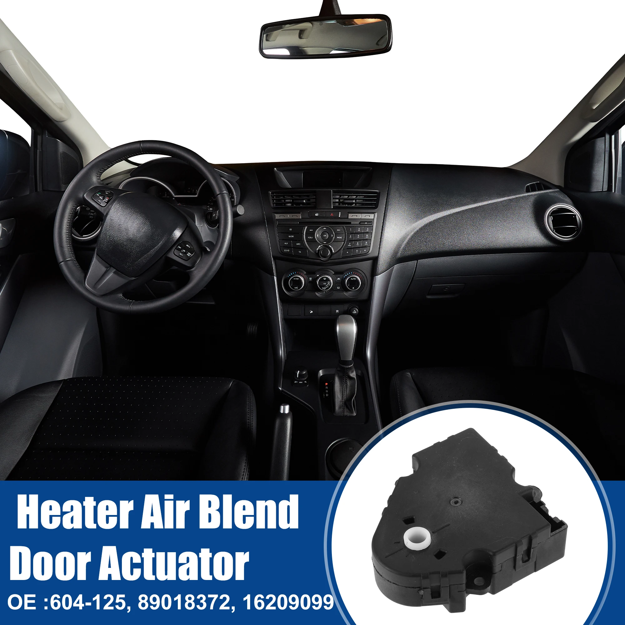 

UXCELL A/C Нагреватель Воздушная смесь Дверной привод, подходящий для Chevrolet Express 1500 96-14, черный