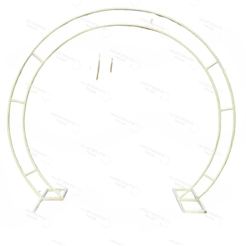 Wedding Flower Backdrop Stand Double Tube Arch Round Frame high quality Suitable for Wedding outside Photocall Background Decor