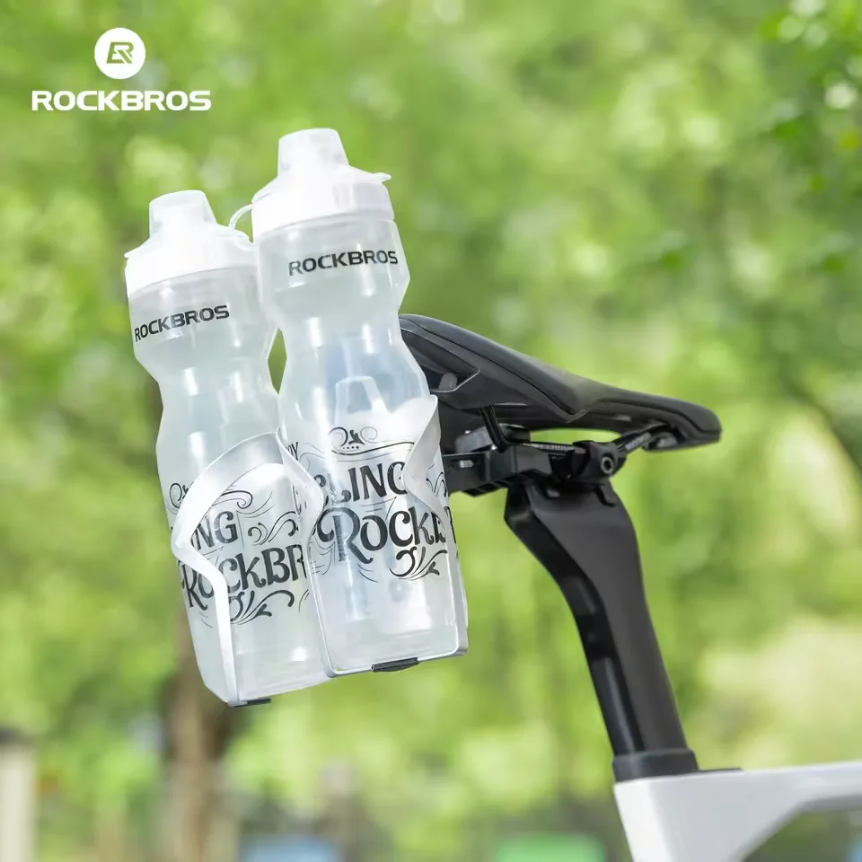Image of ROCKBROS Wasserkocher Halter Adapter Fahrrad Sattel Flasche Rack Verlängerung Ständer Nachahmung Carbon Faser Nylon Halterung Fahrrad Zubehör