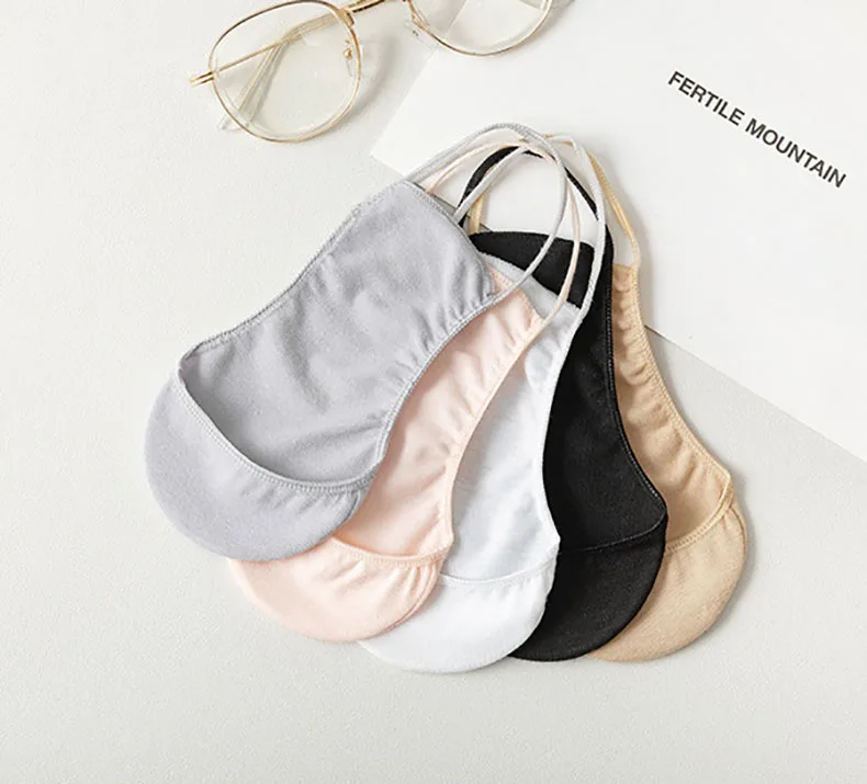 Ultrathin Boat Socks Slippers Female Colorful High Heels Socks Women Breathable Half Feet Socks Summer Short Invisible Socks image 5