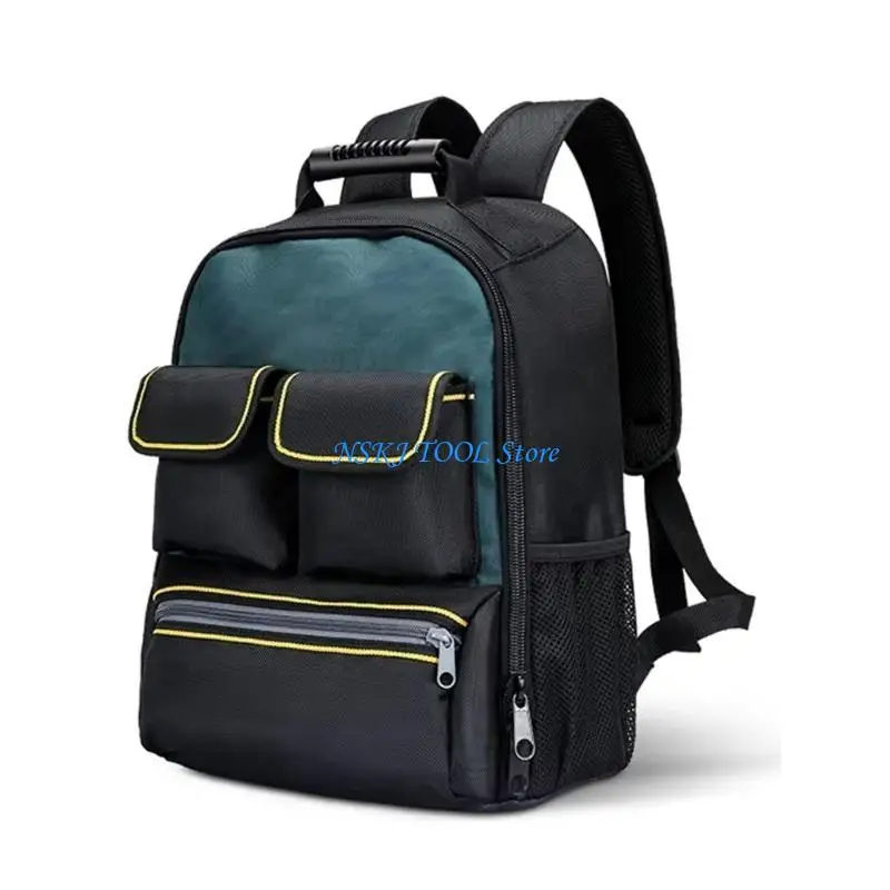 L8RC Oxford Fabric Electrician Tool Backpack com design ergonômico e aprimora a durabilidade da construção e manutenção