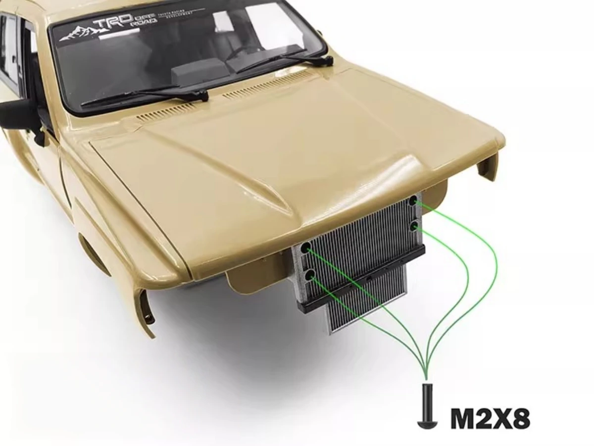 CChand – radiateur de réservoir d'eau pour voiture RC 1:10 RC4WD TF2 4RUNNER