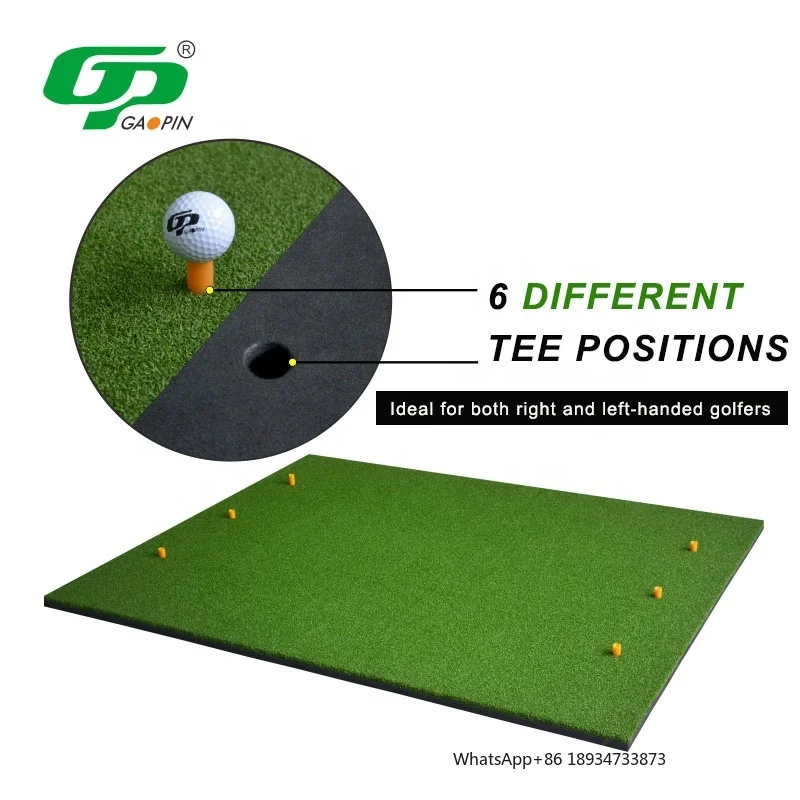 GP OEM Outdoor Professional Golf Chipping Game with Simulator Driving Range Golf Mat