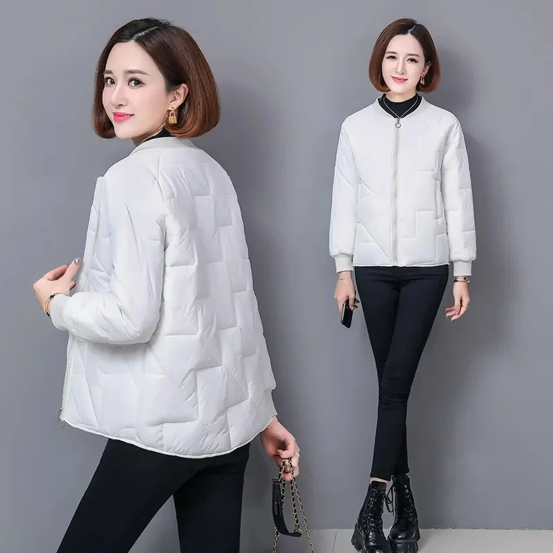 2024 New Parkas Women Coat Jacket Autumn Winter Warm Puffer Jacket Harajuku Outwear Loose Casual Cotton Padded Vest Korean Cloth