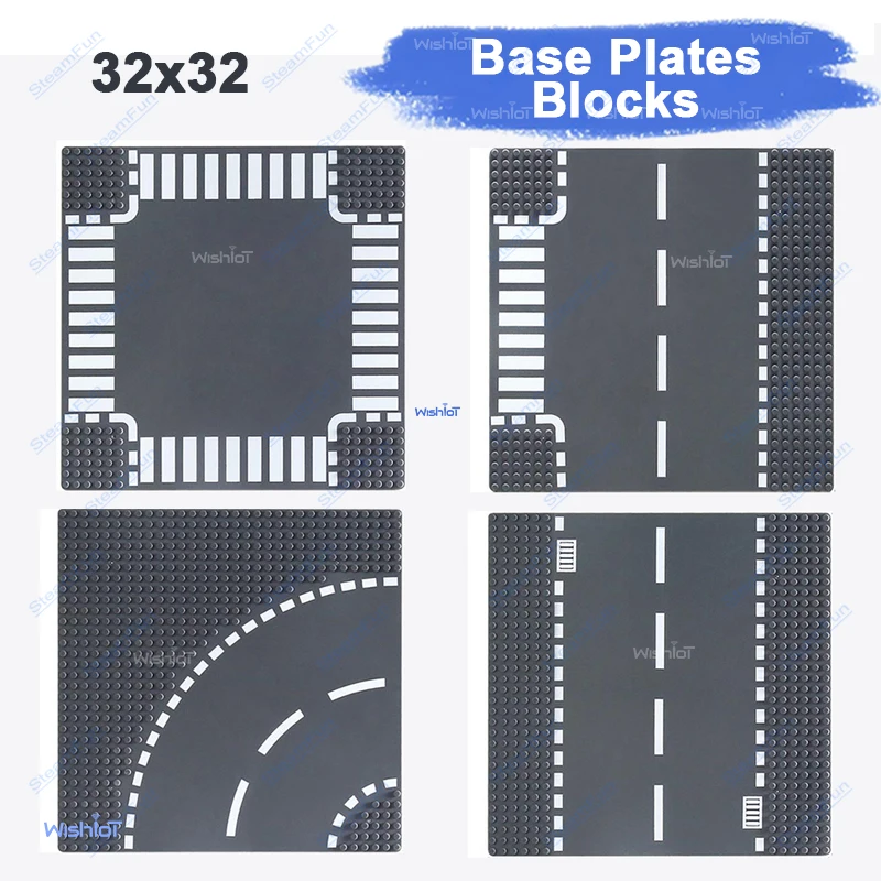 

32x32 Dots Baseplate 25.6x25.6cm Building Blocks Base Plate for legoeds MOC Small Bricks ABS Plastic DIY Toys Kids Gift Kit