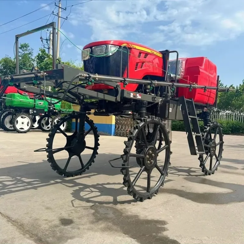 Dual Action Self Propelled Sprayer Fertilizer Spreader High Clearance Field Protection Vehicle Multi Crop Application