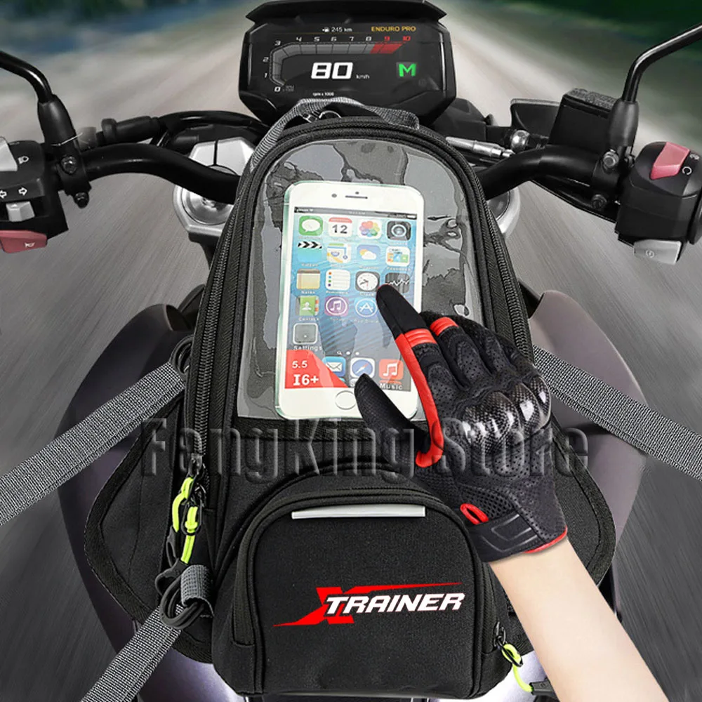 Saco de combustível da navegação da motocicleta, tanque do telefone móvel para X-TRAINER RR RS 4T RR2T 250 300 350 400 390 430 450 498 430 480, novo