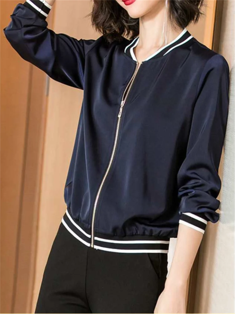 Fashion Short Coat Women Jackets Thin Outwear For Women Casual Baseball Coat Spring Woman Clothes Coats Loose Female Jacket