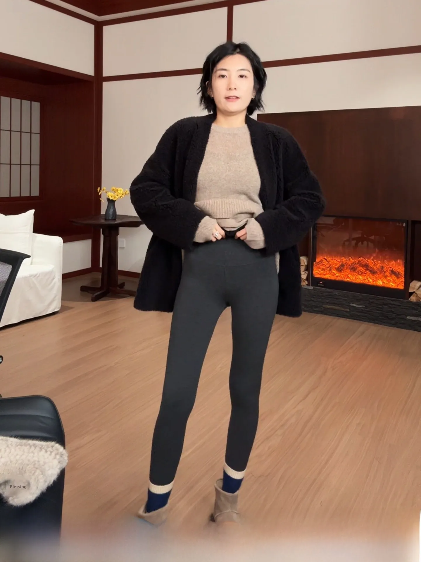 

Langqing ey Fce подкладка утягивающие хлопковые брюки зимняя верхняя одежда Thiened теплые брюки из чесаного хлопка базового слоя