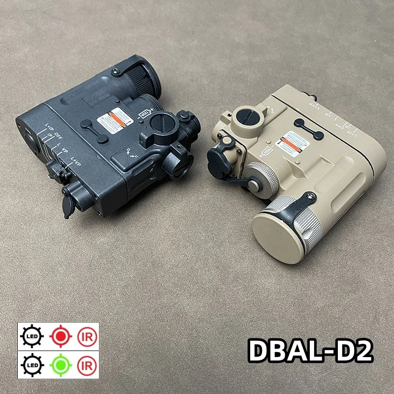 

Тактический фонарик Element DBAL-D2, зеленый/красный и ИК-лазер и светодиодный фонарик DBAL-EMKII, подходит для направляющей 20 мм