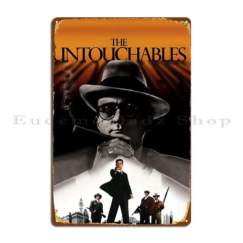 The Untochables 1987 Metal Plaque Poster Cinema Rusty Design Printing Garage Tin Sign Poster