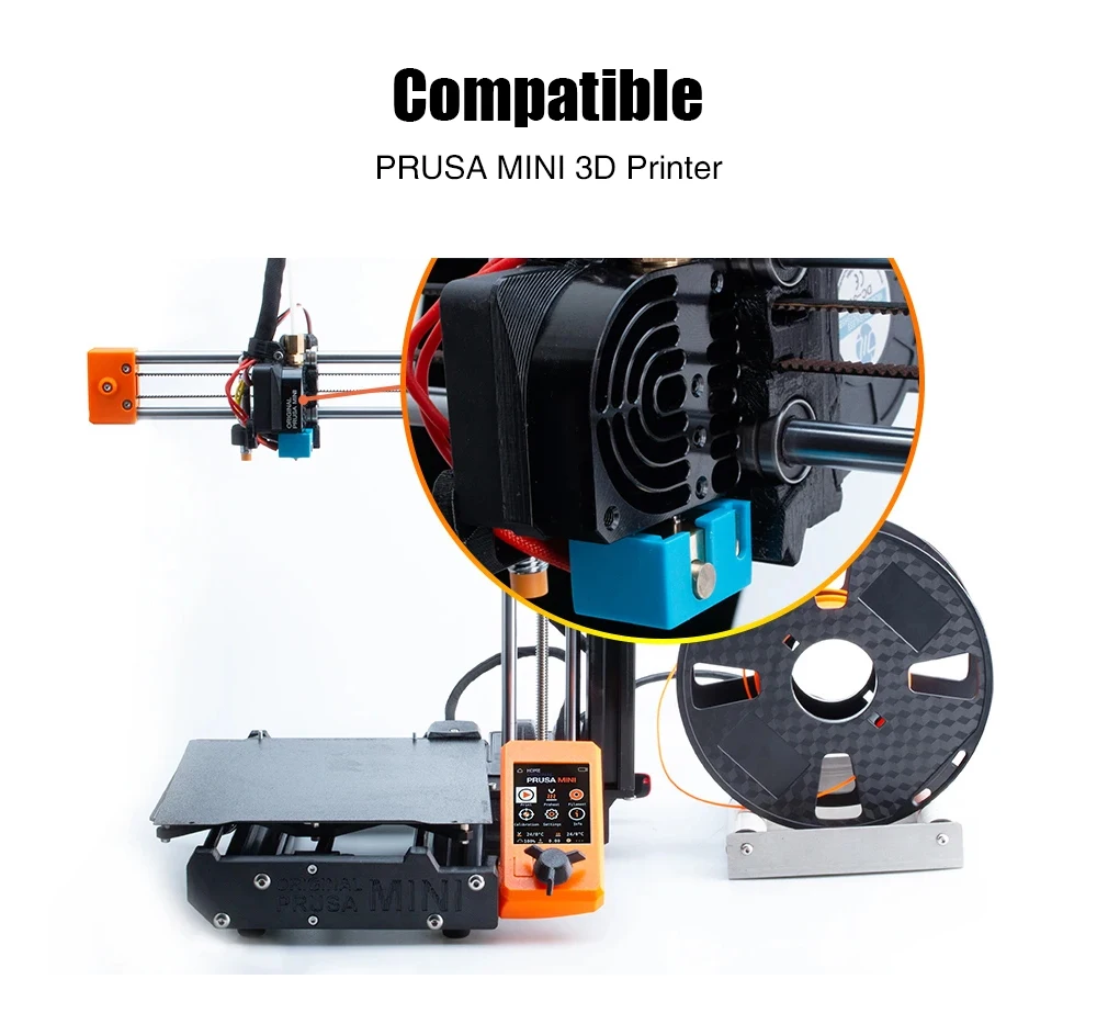 Trianglelab Prusa MINI Hotend Upgrade-Kit Titan-Legierung HEATBREAK Messing HEATBLOCK für Prusa MINI Hochtemperatur V6 DÜSE – Detail 5