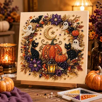 Halloween Ghost Pumpkin Art Kit SEO Keywords/Tags: 1