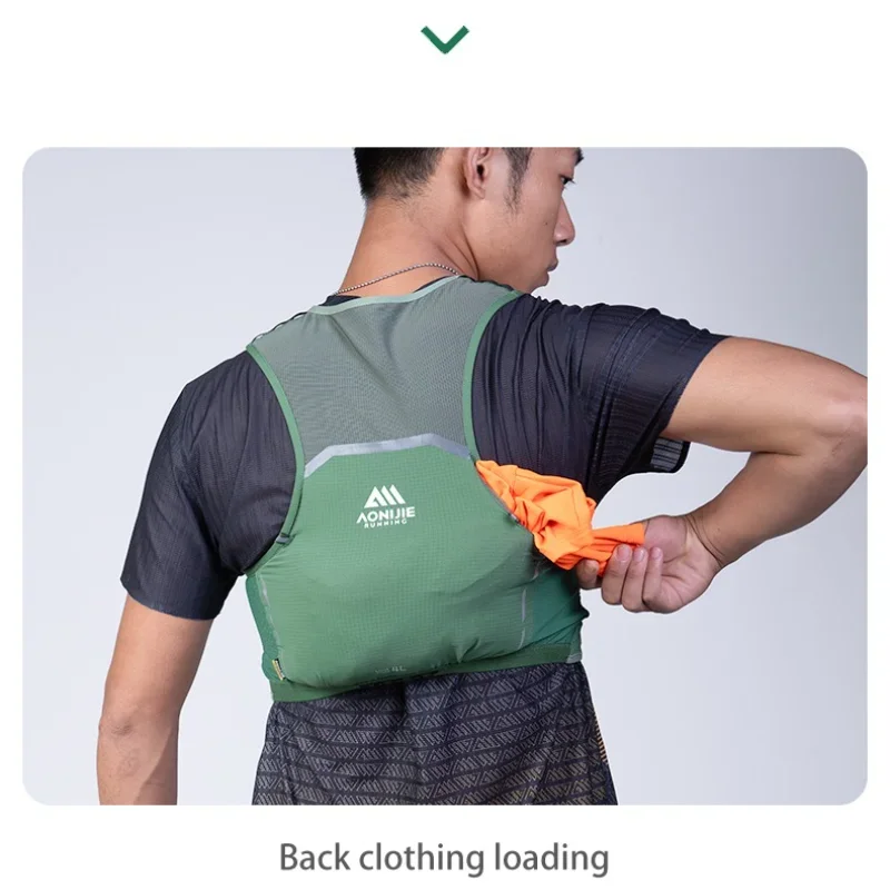 

AONIJIE MB 4L Running Backpack Hydration Vest Pack Men Women Lightweight Matching Cane Bag Hiking Off-road Cycling Race