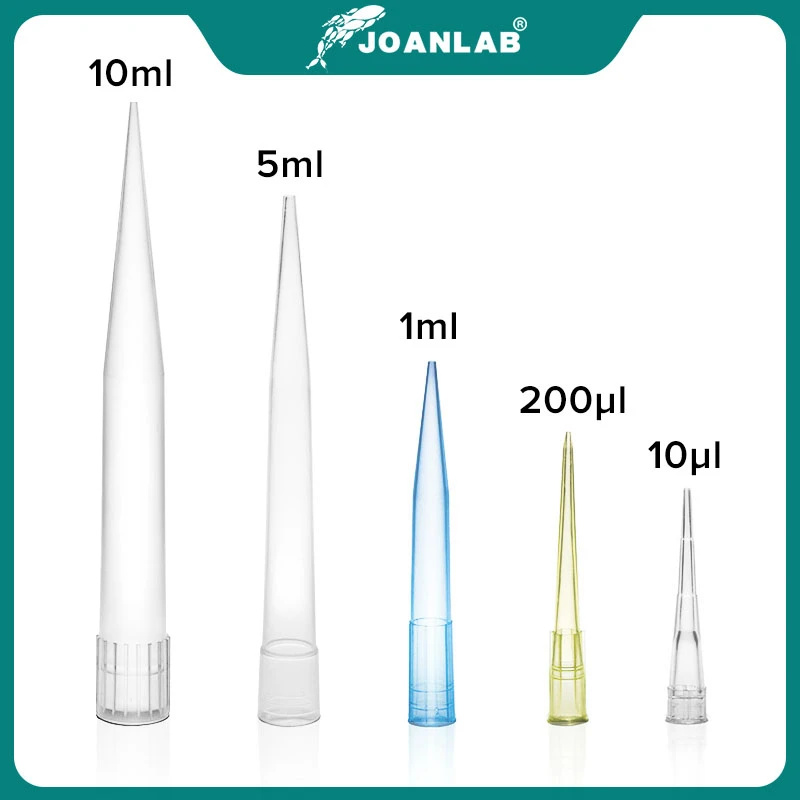 Lab 10ul 200ul 1000ul 5ml 10ml punte per Pipette in plastica PP per puntali per Pipette per Test microbiologici/punta per pipetta usa e getta