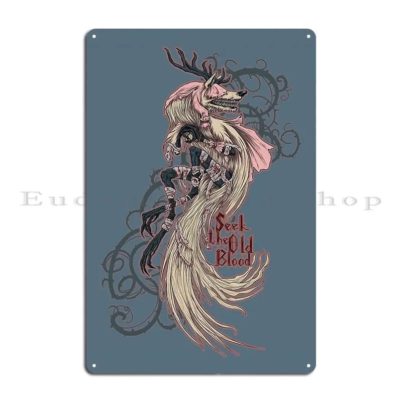 Vicar Amelia Bloodborne Metal Plaque Painting Printed Club Bar Cinema Club Tin Sign Poster