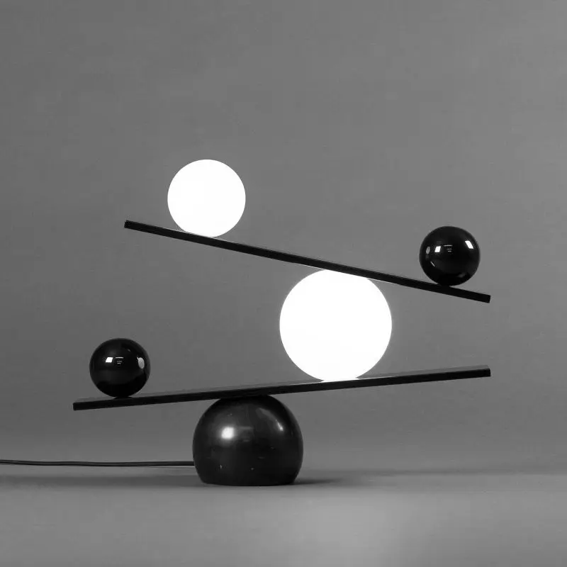 Moderne Huisdecoratie Bureau Leeslamp Ronde Luxe Led Glazen Balanstafellamp