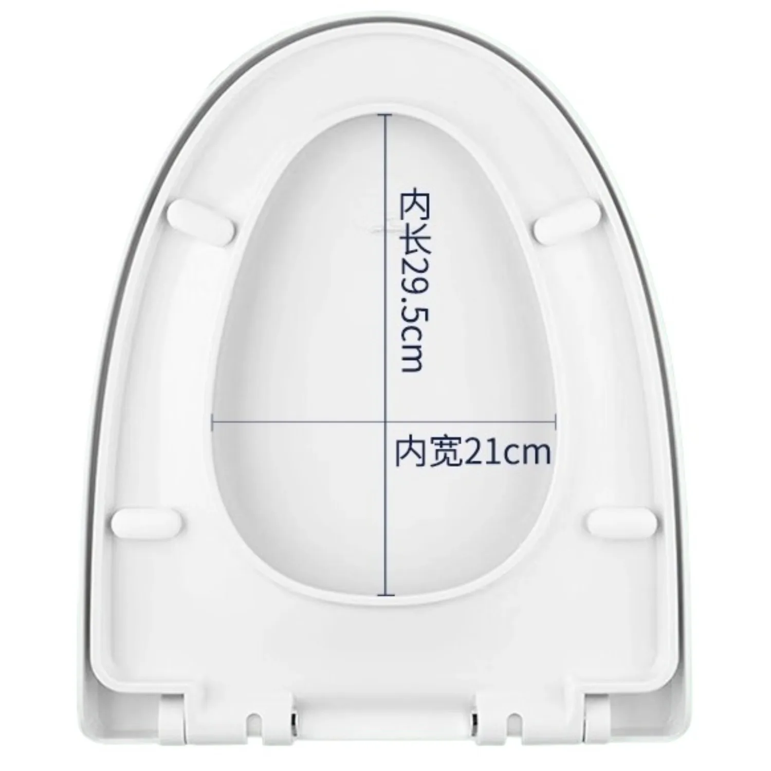 Copriwater universale ispessito compatibile con bagni Twyford per comodini vecchio stile Accessori da bagno durevoli