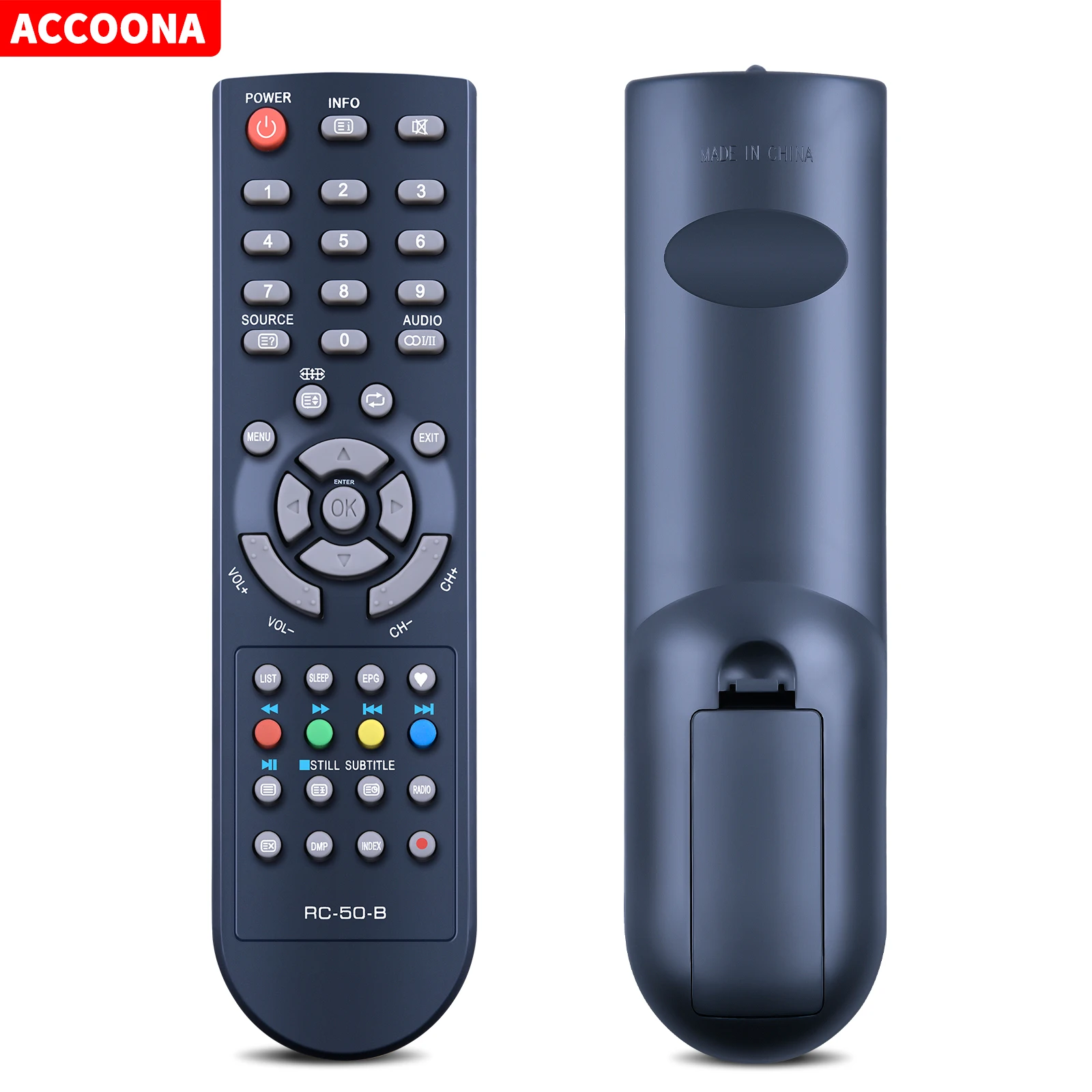 Suitable for npg LCD LED HDTV TV Remote Control RC-50-B NLD 1966b