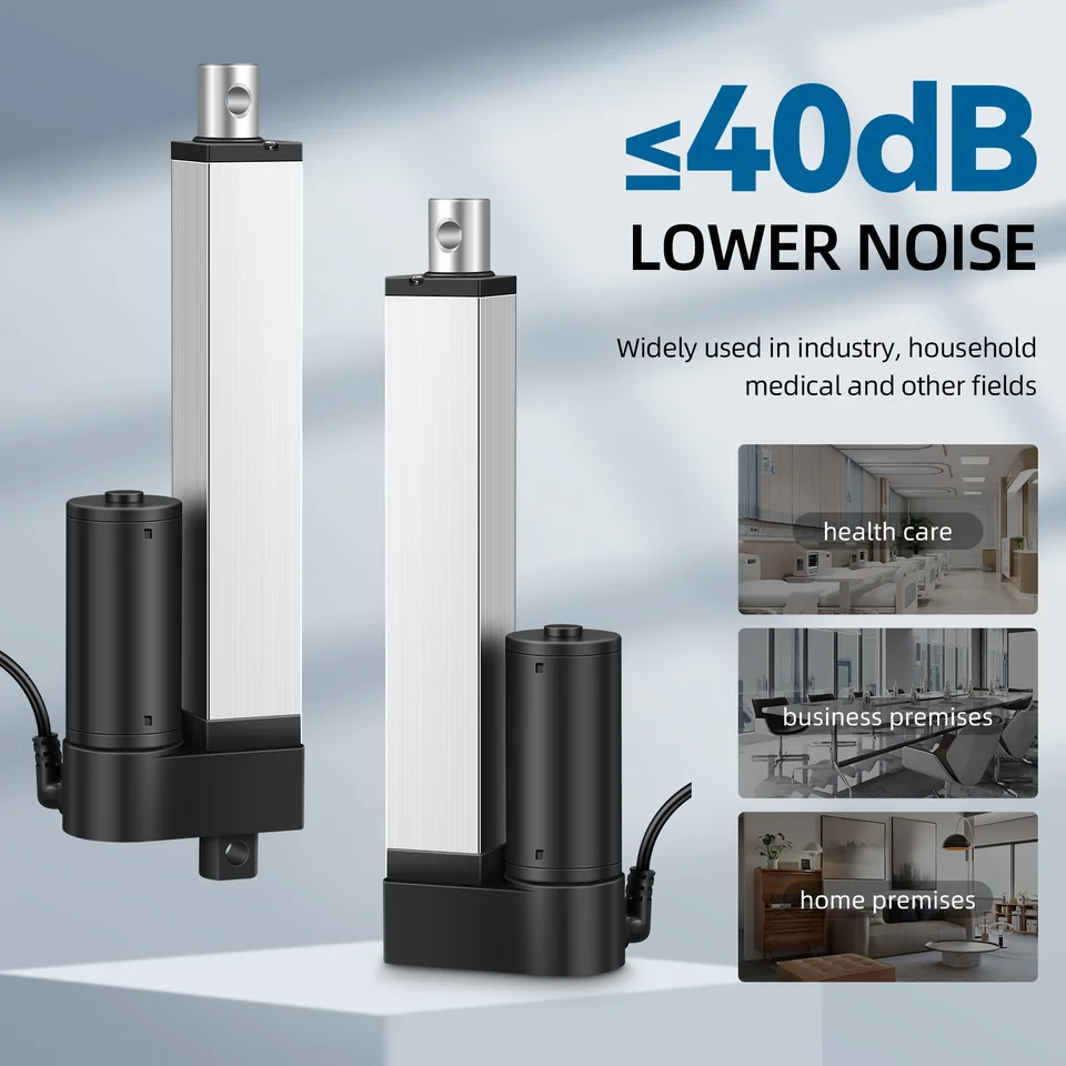 Reciprocating Linear Actuator – Adjustable Stroke (3-15cm) & Speed, Aluminum Alloy Body, Chrome-Plated Rod, Strong Power Motor (45 Times/Min)