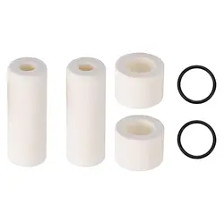 4 Pieces Ceramic Nozzles Tip Universal Size Cylinder Porcelain Nozzle for 5000PSI Sand and Wet Set Sandblasting Cabinet