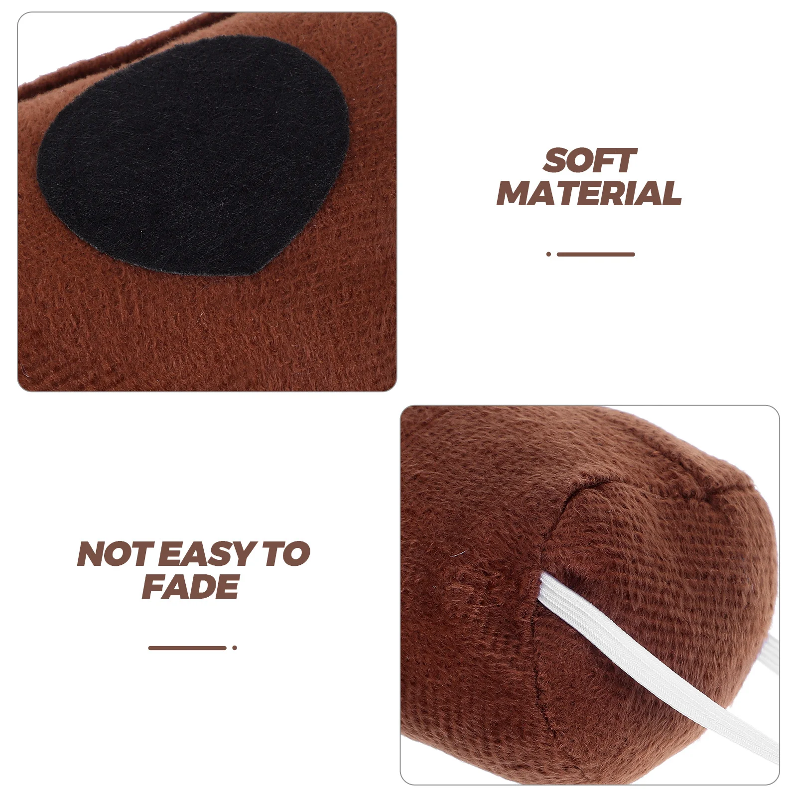 1 ensemble de costumes de chiot pour enfants, adorables oreilles de chien, bandeau, queue, nez, nœud papillon, déguisement de fête d'halloween, Costume de chiot Cosplay pour enfants