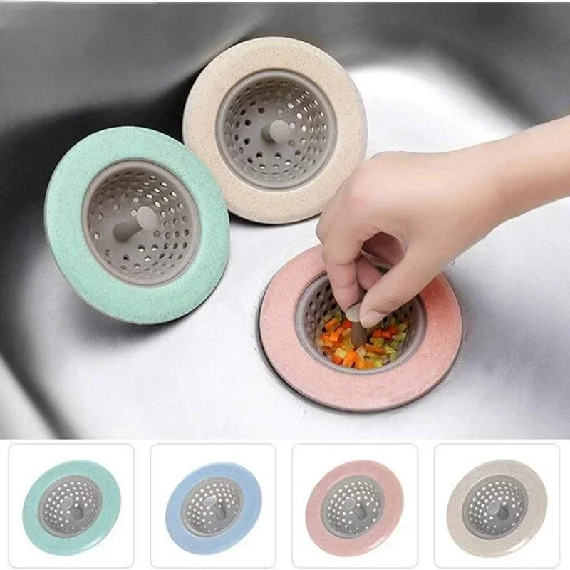 Sink Strainer Silicone Sieve Kitchen Sink Filter Mesh Fillers For Hair Gootsteen Zeef Things For Kitchen Accessories