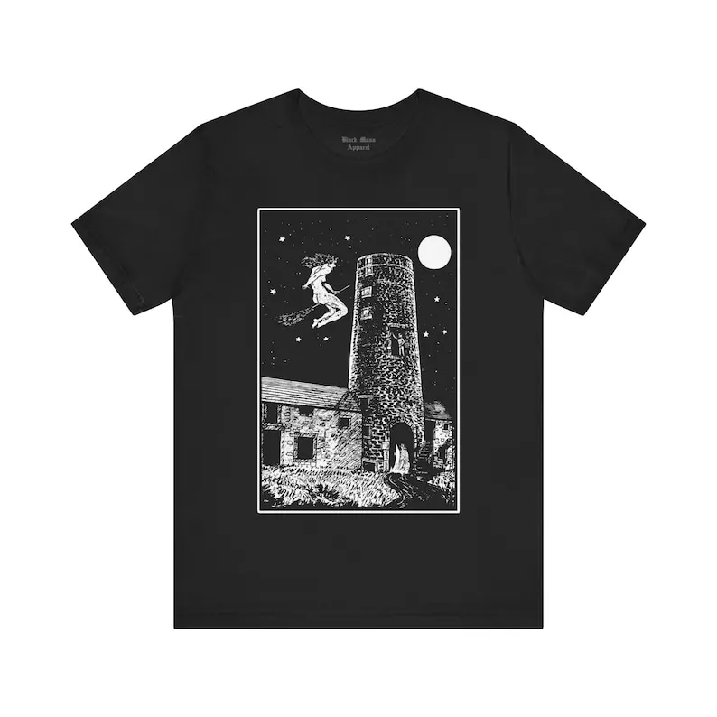 The Witches Mill - Vintage Witchcraft Black Magic Tee