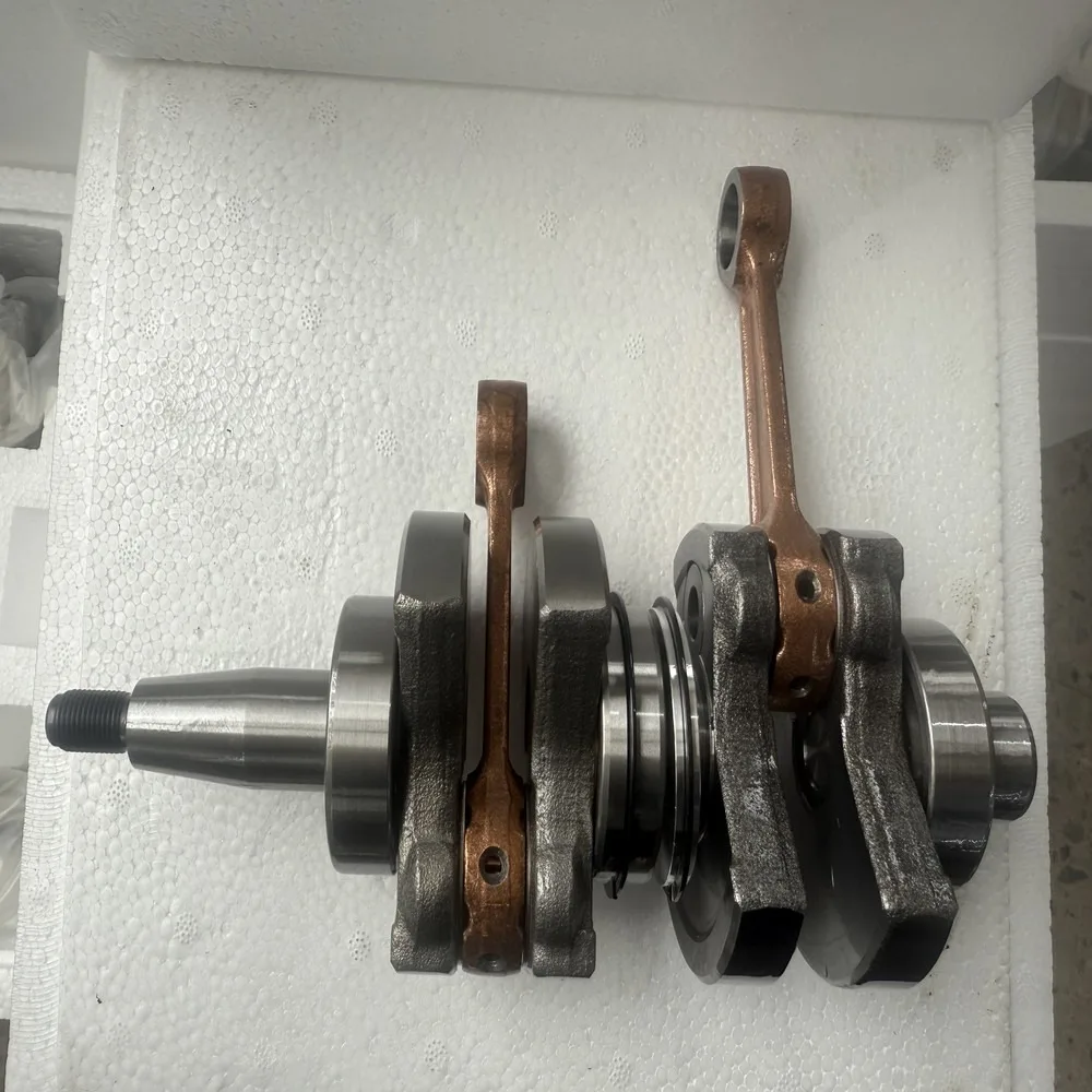 6B4 Outboard Motor Parts 2 Stroke 2 Cylinder Connecting Rod Piston Assembly  Engine Replacement