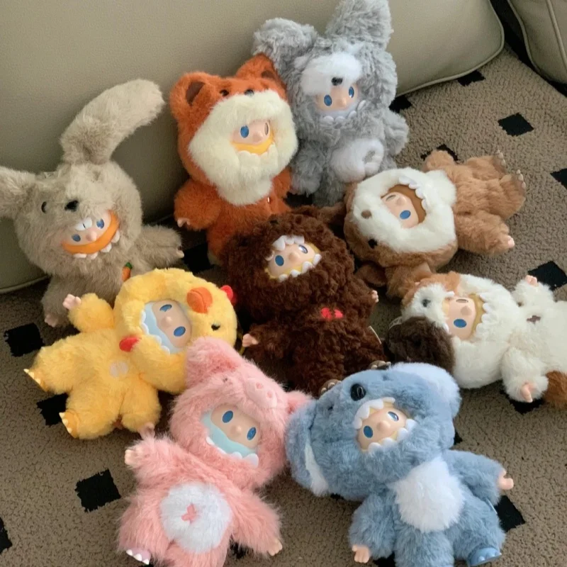 

Подлинная фермерская Боб слепая коробка Ani-Monster серии Kawaii животное виниловая плюшевая кукла сумка кулон декор орнамент сюрприз подарок на день рождения